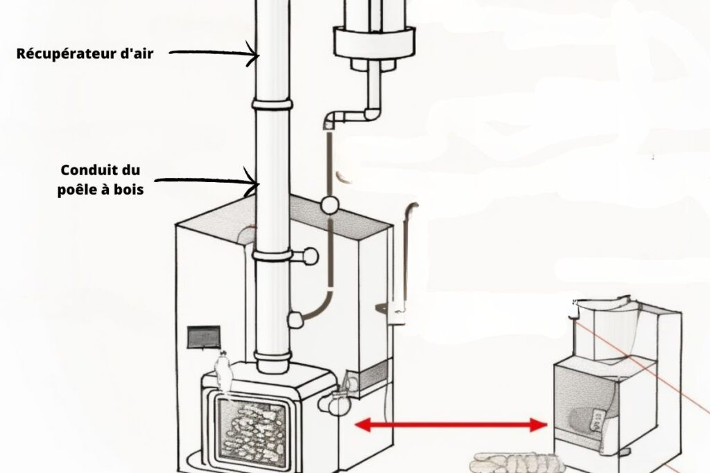 Fabriquer un récupérateur de chaleur pour poêle en bois 
